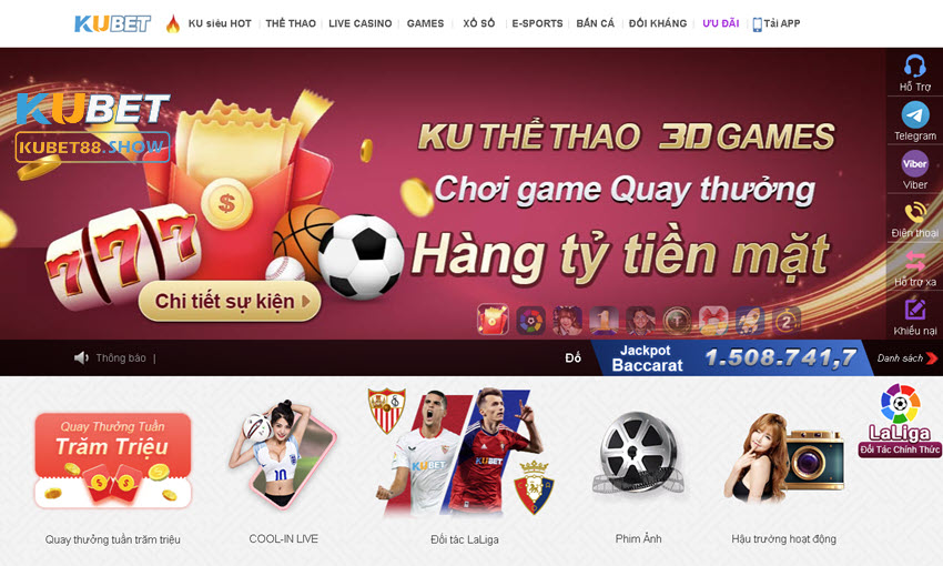 Thông tin về nhà cái Kubet88 mang tầm cỡ quốc tế